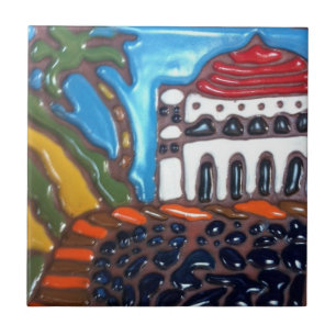 Catalina Island Casino Tile by, J.Titchenal Tegeltje