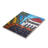 Catalina Island Casino Tile by, J.Titchenal Tegeltje (Zijkant)