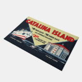 Catalina Island  Casino Travel Poster Deurmat (Schuin)