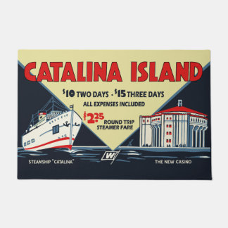 Catalina Island Casino Travel Poster Deurmat