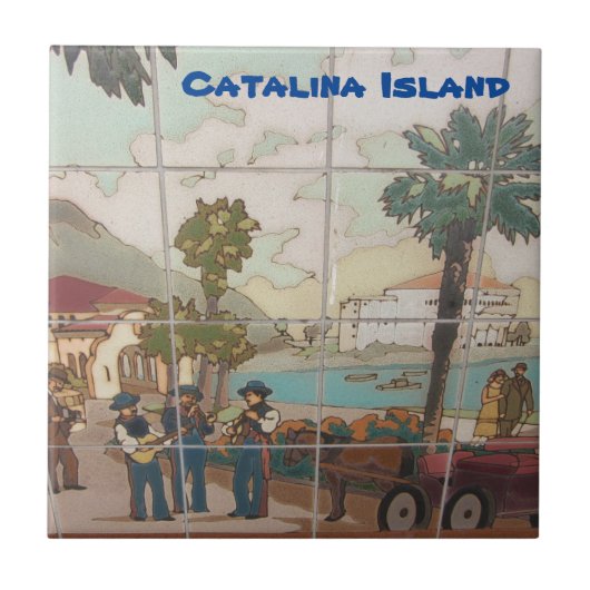 CATALINA ISLAND CERAMIC TIL TEGELTJE (Voorkant)