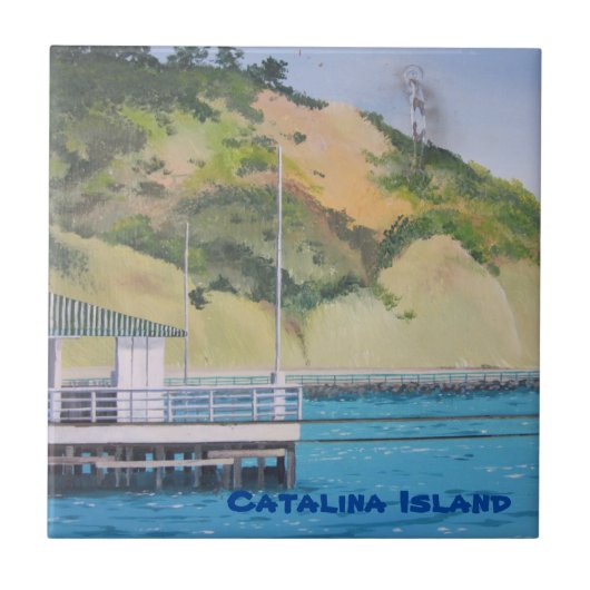 CATALINA ISLAND CERAMIC TIL TEGELTJE (Voorkant)