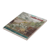 CATALINA ISLAND CERAMIC TILE CATALINA BUFFALO TEGELTJE (Zijkant)