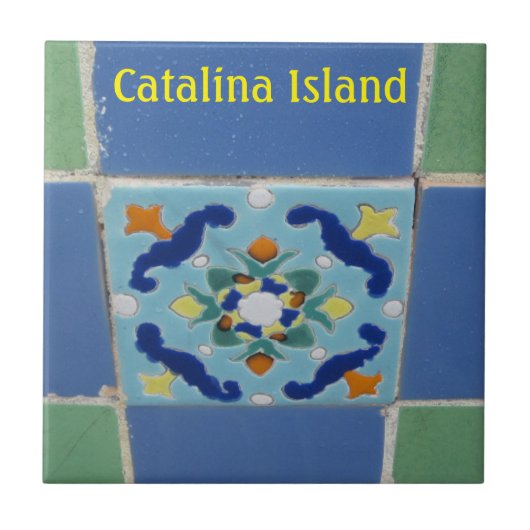CATALINA ISLAND CERAMIC TILE CATALINA COLOR CYCLE TEGELTJE (Voorkant)