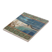 CATALINA ISLAND CERAMIC TILE CATALINA TAXI TEGELTJE (Zijkant)