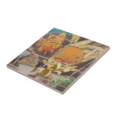 CATALINA ISLAND CERAMIC TILE FRIENDS VAN DE SHORE TEGELTJE (Zijkant)