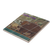 CATALINA ISLAND CERAMIC TILE ISLAND FACE TEGELTJE (Zijkant)