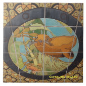 CATALINA ISLAND CERAMIC TILE TEGELTJE (Voorkant)