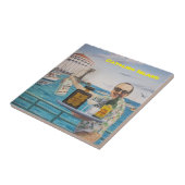 CATALINA ISLAND CERAMIC TILE TEGELTJE (Zijkant)