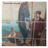 CATALINA ISLAND CERAMIC TILE TEGELTJE (Voorkant)