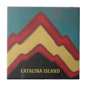 CATALINA ISLAND CERAMIC TILE VORMEN VAN CATALINA TEGELTJE