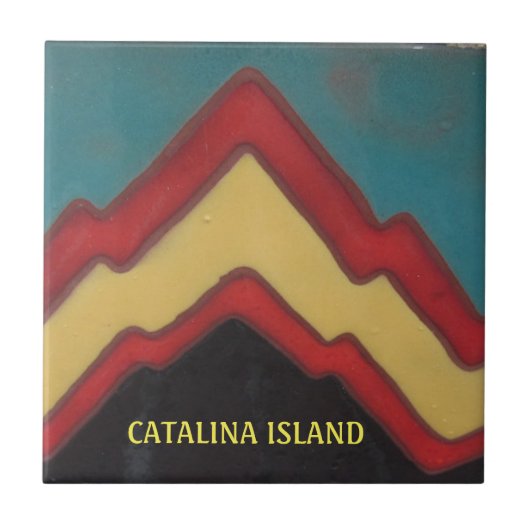 CATALINA ISLAND CERAMIC TILE VORMEN VAN CATALINA TEGELTJE (Voorkant)