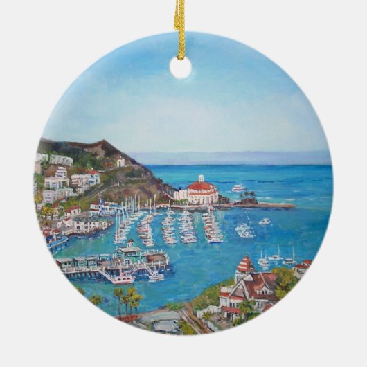 Catalina Island - Circle Ornament (Achterkant)