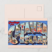 Catalina Island Groet Ansichtkaart Briefkaart (Voorkant / Achterkant)