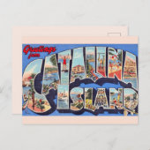 Catalina Island Groet Briefkaart (Voorkant / Achterkant)