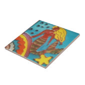 Catalina Island Mermaid Tile door J.Titchenal Tegeltje (Zijkant)