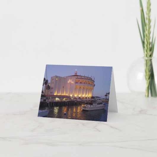 Catalina Island Notecard Kaart (Voorkant)
