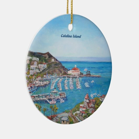 Catalina Island - Oval Ornament (Rechts)
