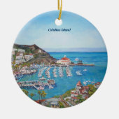Catalina Island - Oval Ornament (Voorkant)