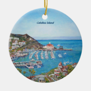 Catalina Island - Oval Ornament