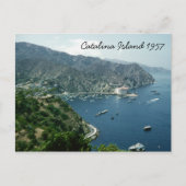 Catalina Island Retro 1957 Historic Landmark Briefkaart (Voorkant)