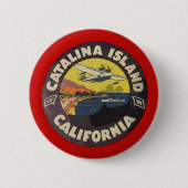 Catalina Island Ronde Button 5,7 Cm (Voorkant)