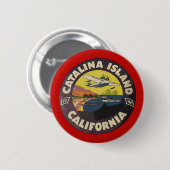 Catalina Island Ronde Button 5,7 Cm (Voorkant /achterkant)