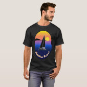Catalina Island Sailing Printed On Front T-shirt (Voorkant volledig)