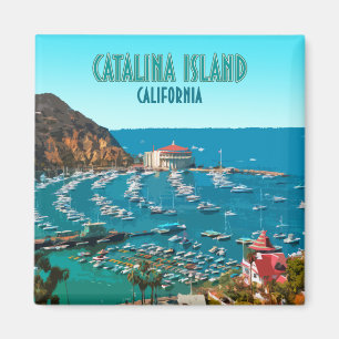 Catalina Island Santa Catalina California Vintage Magneet