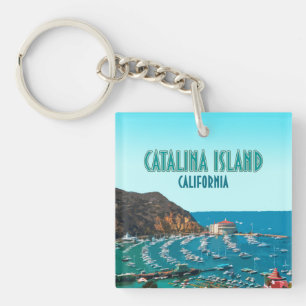 Catalina Island Santa Catalina California Vintage Sleutelhanger