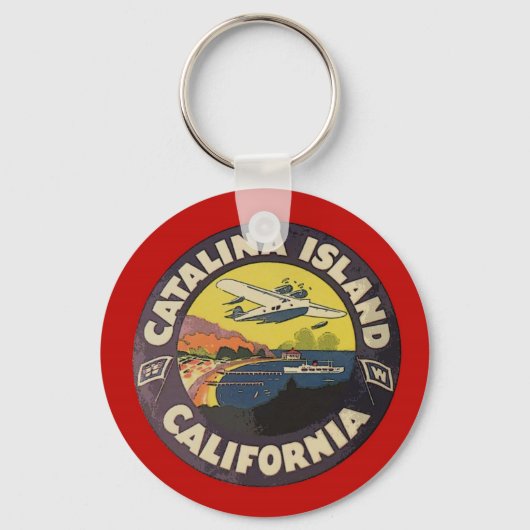 Catalina Island Sleutelhanger (Voorkant)