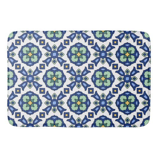 Catalina Island Tile Design Badmat (Voorkant)
