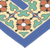 Catalina Island Tile Design Table Runner van 1920s Medium Tafelloper (Hoek)