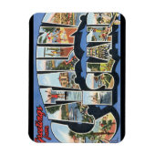 Catalina Island_Vintage Travel Poster Artwork Magneet (Verticaal)