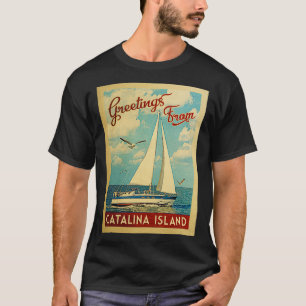 Catalina Island Vintage Travel T-shirt