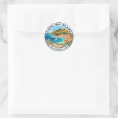 Catalina Island VS Ronde Sticker (Tas)