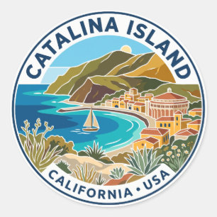 Catalina Island VS Ronde Sticker