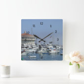 Catalina Island Wall Clock Vierkante Klok (Huis)