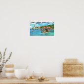 Catalina op een Grieks eiland Poster (Keuken)