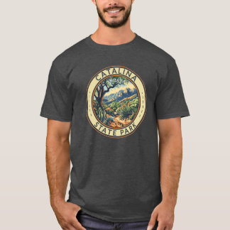 Catalina State Park Arizona Travel Art Badge Overs T-shirt