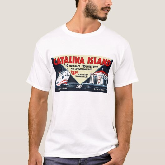  Catalina Steamship en Casino T-shirt (Voorkant)