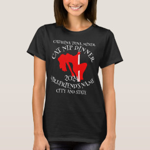 Catalina Tonijn Mixer Kattenkruid Diner Feest T-shirt