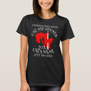 Catalina Tonijn Mixer Kattenkruid Eetfeest T-shirt