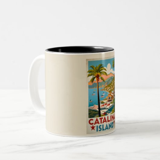 Catalina Tweekleurige Koffiemok (Voorkant links)