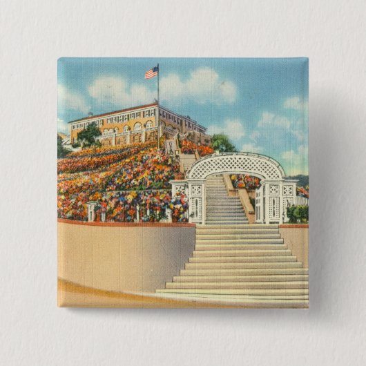 Catalina Vierkante Button 5,1 Cm (Voorkant)