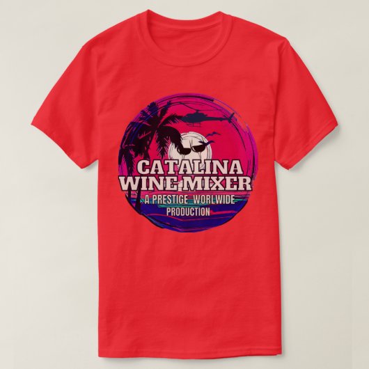 Catalina-wijnmixer T-shirt (Design voorkant)