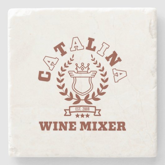 Catalina Wine Mixer Stenen Onderzetter (Voorkant)