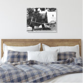Catalo Grandview Ranch Koe Cart Canvas Afdruk (Insitu (Slaapkamer))