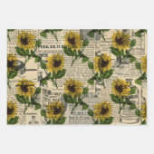  catalogi en zonnebloemen inpakpapier vel (Voorkant 3)