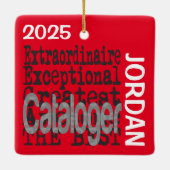 Catalogus Buitengewoon DOUANE Keramisch Ornament (Achterkant)